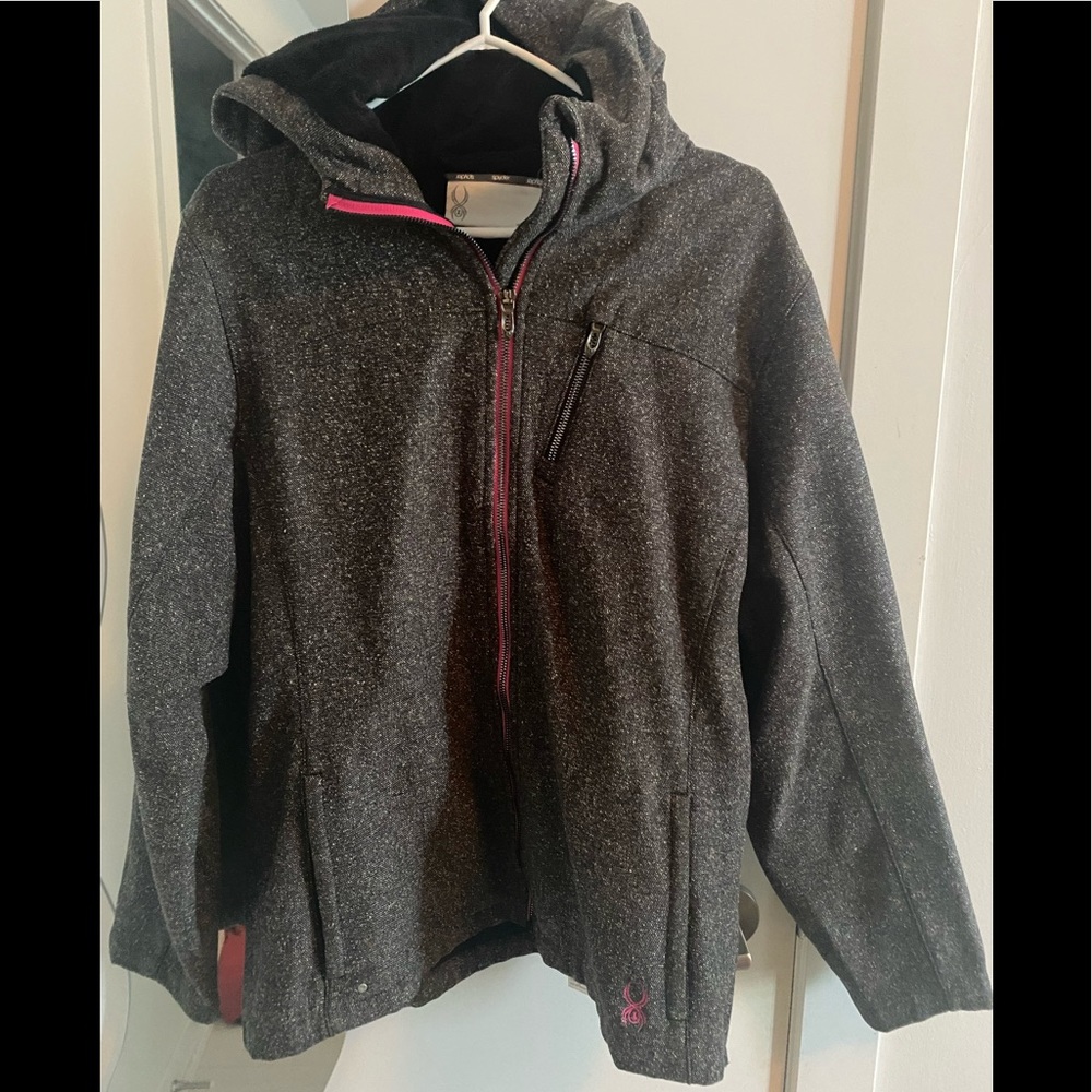 Spyder Grey Tweed Jacket